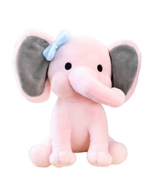 Peluche Elephant Bebe Rose La Peluche