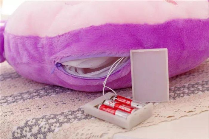 Peluche Singe Coussin Lumineux batterie