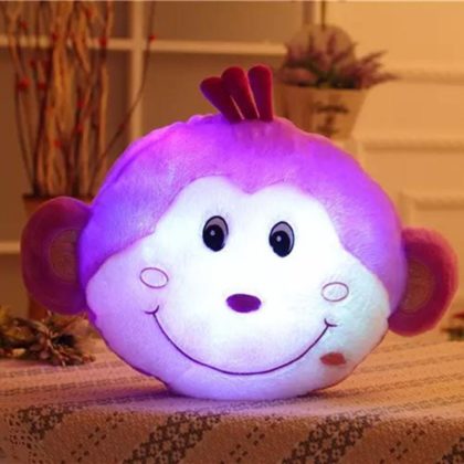 Peluche Singe Coussin Lumineux