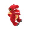 peluche-dinosaure-porte-cles-tyrannosaure-grogneur-rouge