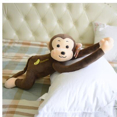 Peluche doudou singe marron scratch longs bras longues jambes 33 cm