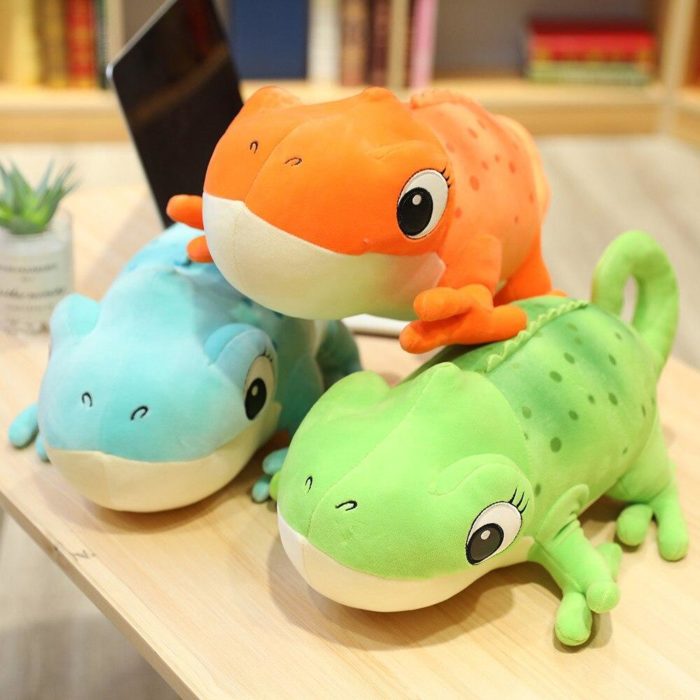 Peluche Caméléon Kawaii idéale pour enfants – Poisson Bulle