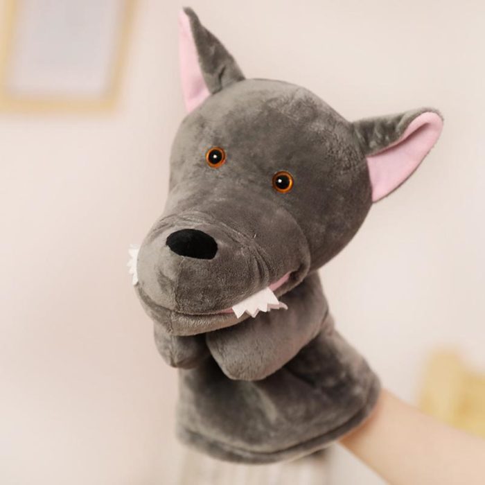 peluche-loup-marionnette