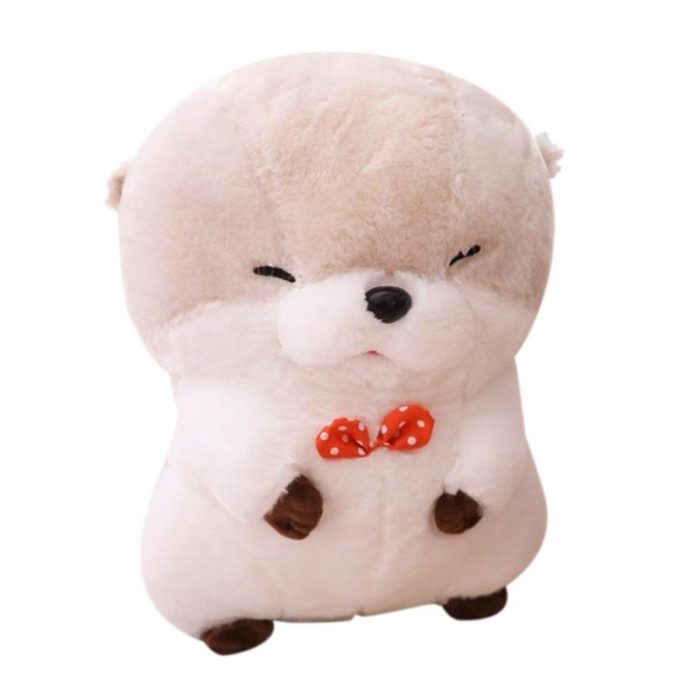 Peluche Loutre Géante Beige