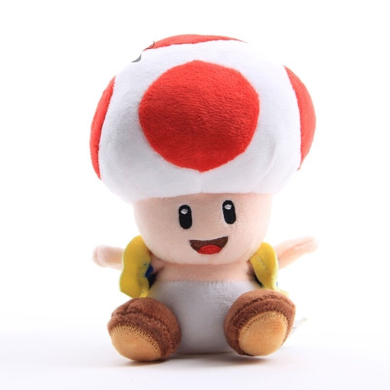 Peluche Toad SUPER MARIO Nintendo champignon 28 cm - SOS doudou